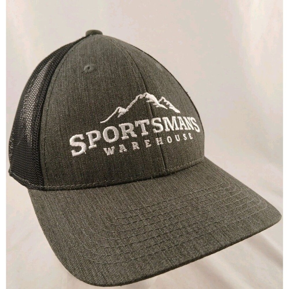 Sportsman's Warehouse Gray Adjustable Mesh Back Snapback Hat/Cap-NEW!